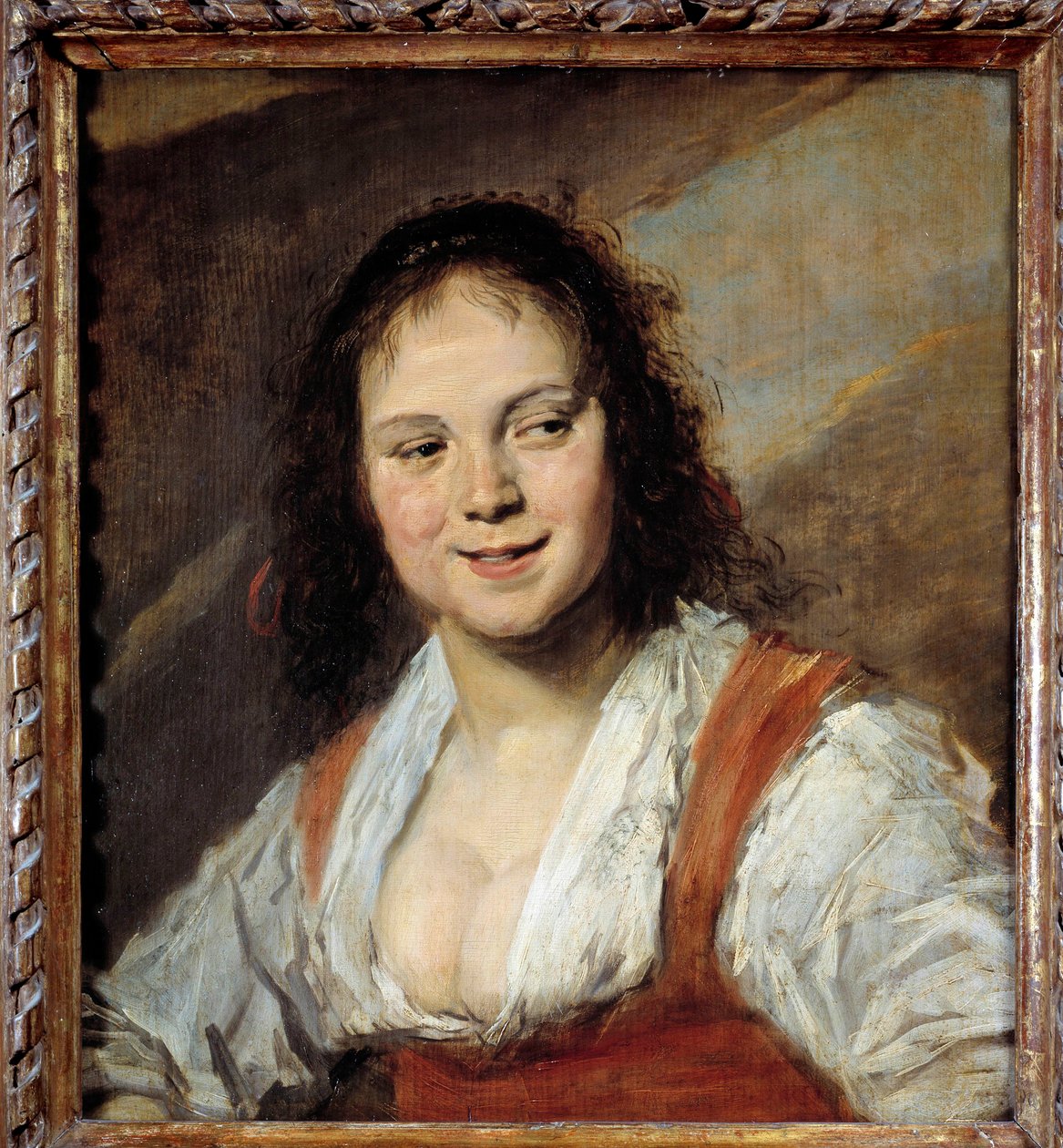 La Bohemienne Målning av Frans Hals l