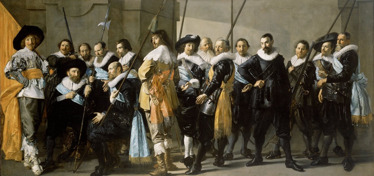 Miliskompaniet i distrikt XI under befäl av kapten Reynier Reael, känd som "The Meager Company", 1637 av Frans Hals