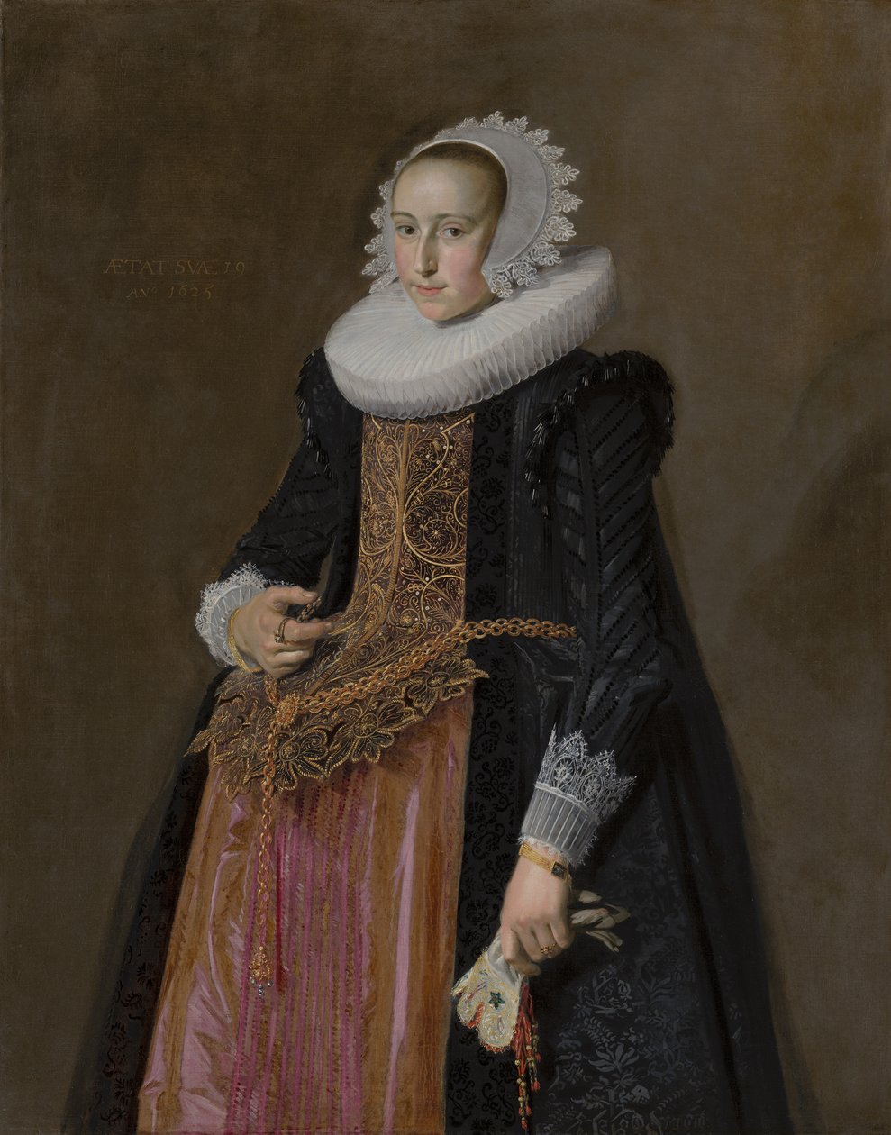 Porträtt av Aletta Hanemans (1606–1653) av Frans Hals