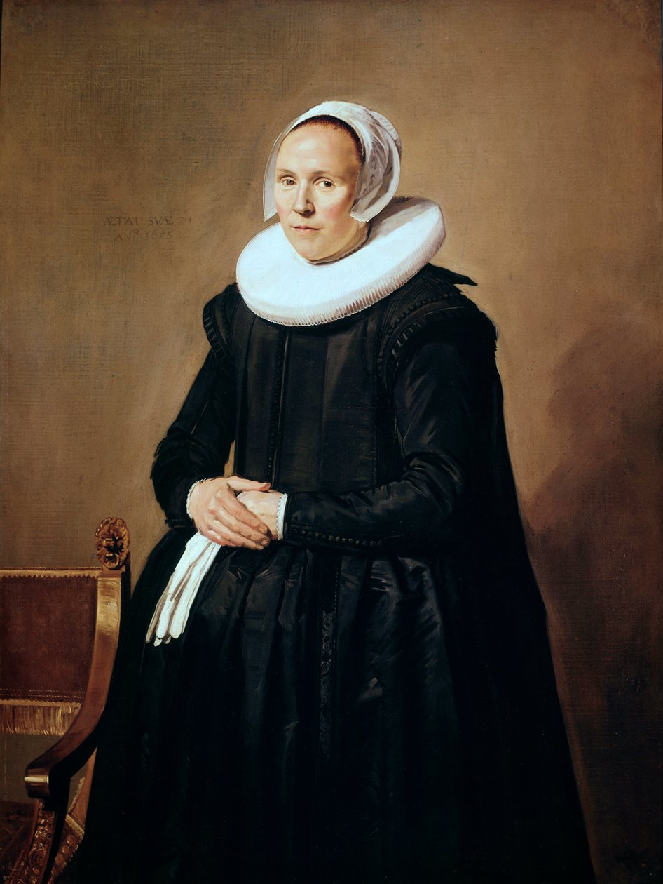 Porträtt av Feyntje van Steenkiste av Frans Hals