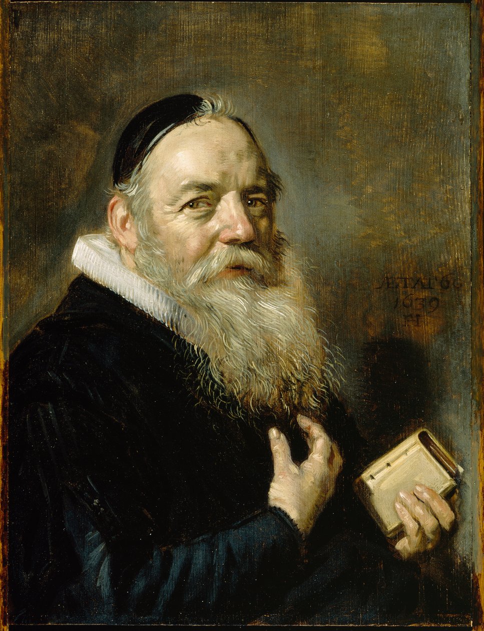 Porträtt av Hendrik Swalmius, 1639 (olja på ekpanel) av Frans Hals