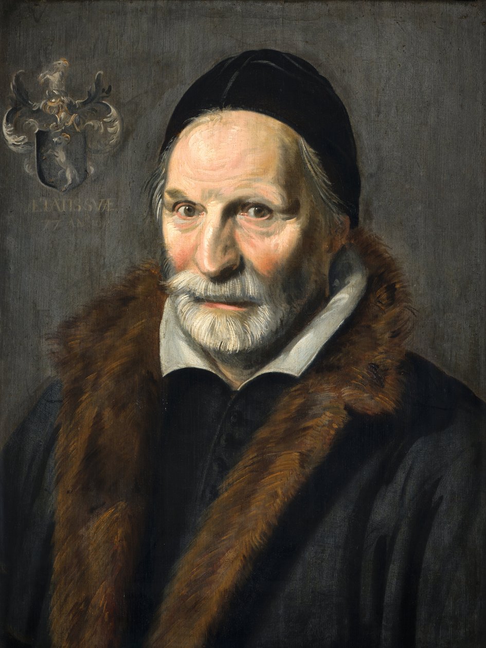 Porträtt av Jacobus Hendricksz Zaffius av Frans Hals