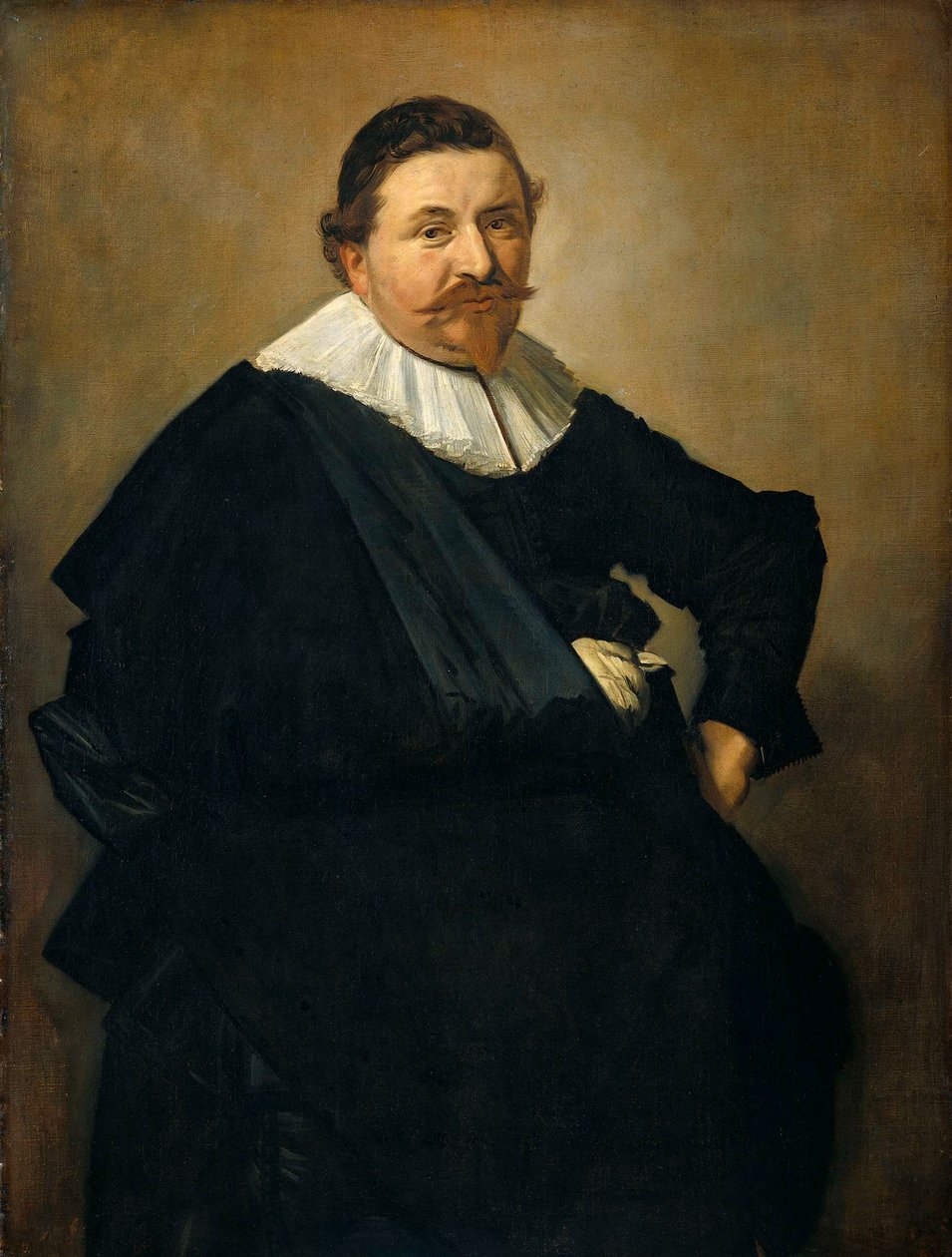Porträtt av Lucas de Clercq av Frans Hals
