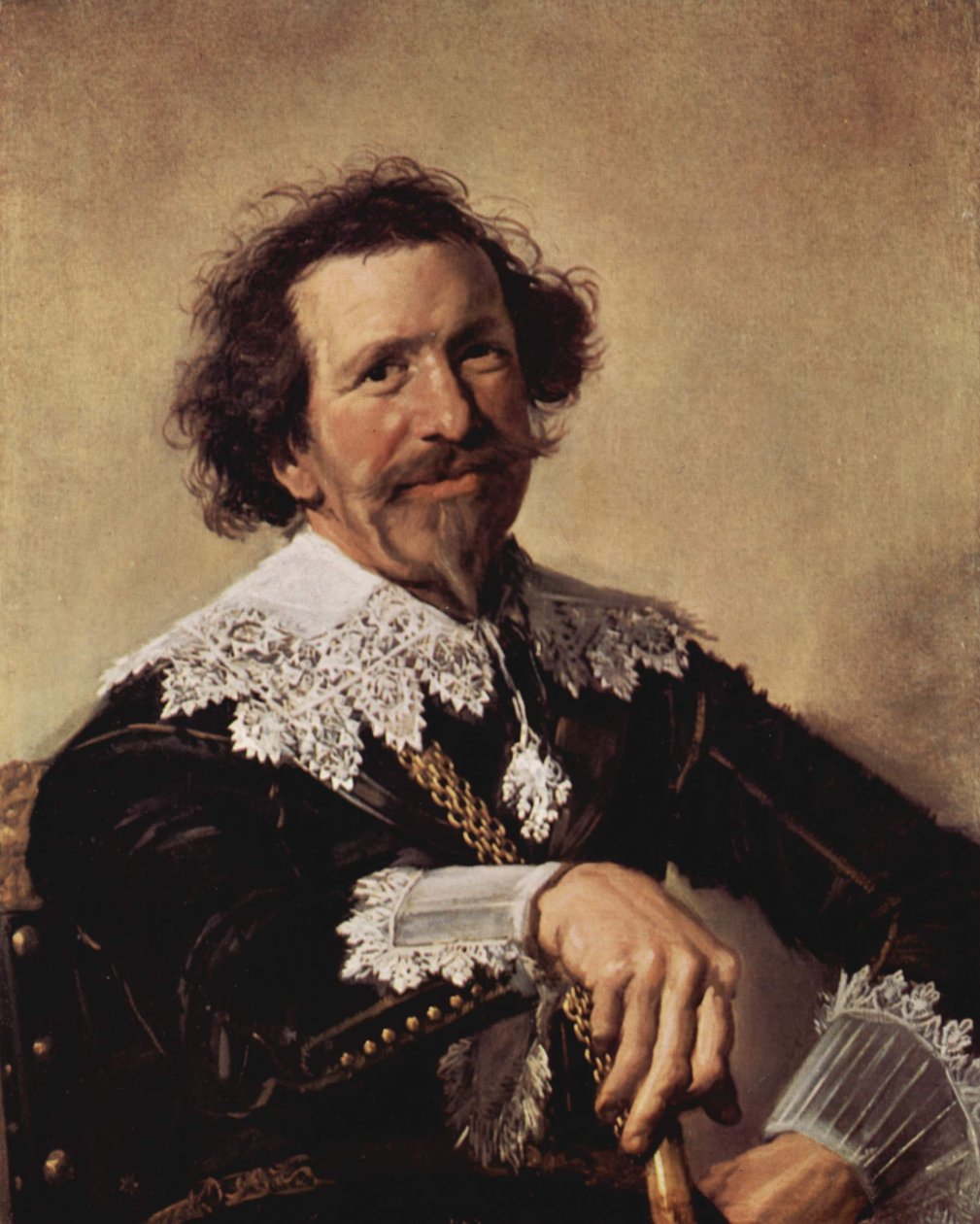 Porträtt av Pieter van den Broecke (1585-1640) av Frans Hals