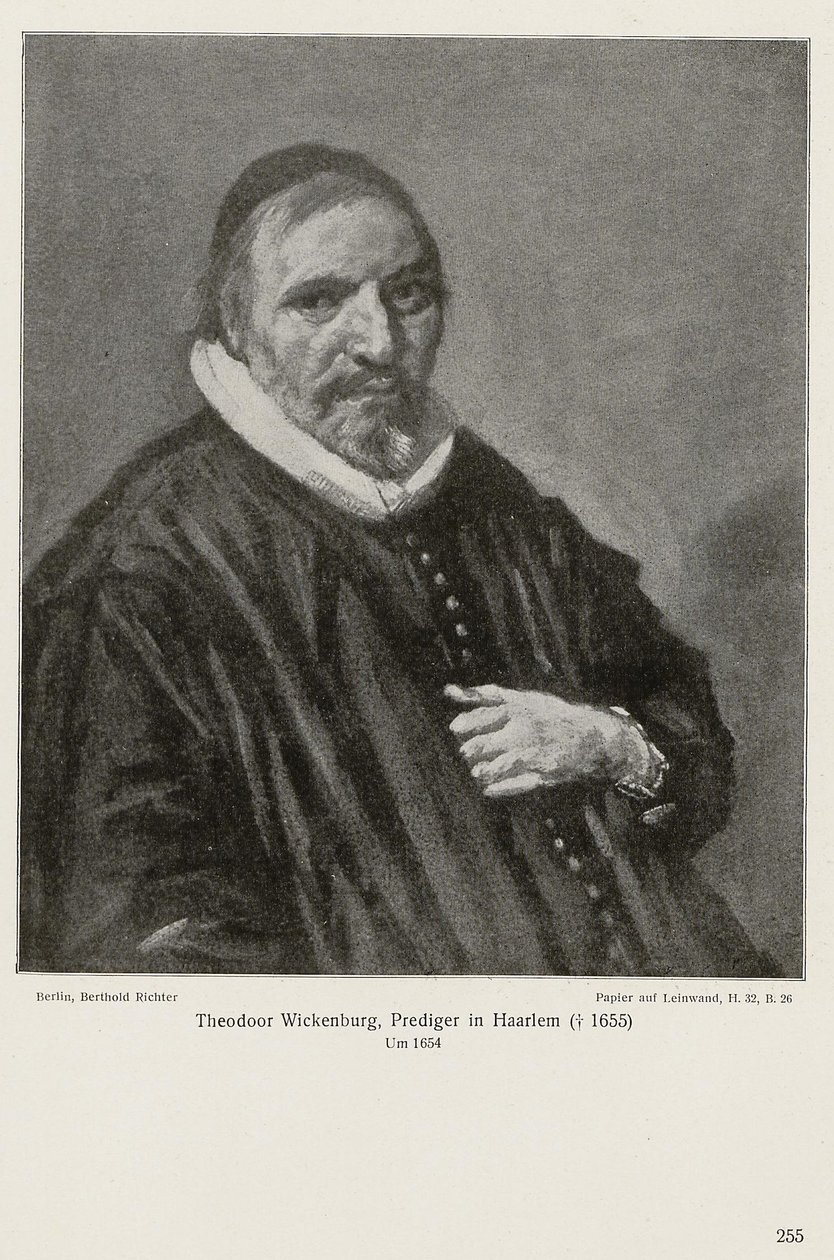 Porträtt av Theodorus Wikenburg av Frans Hals