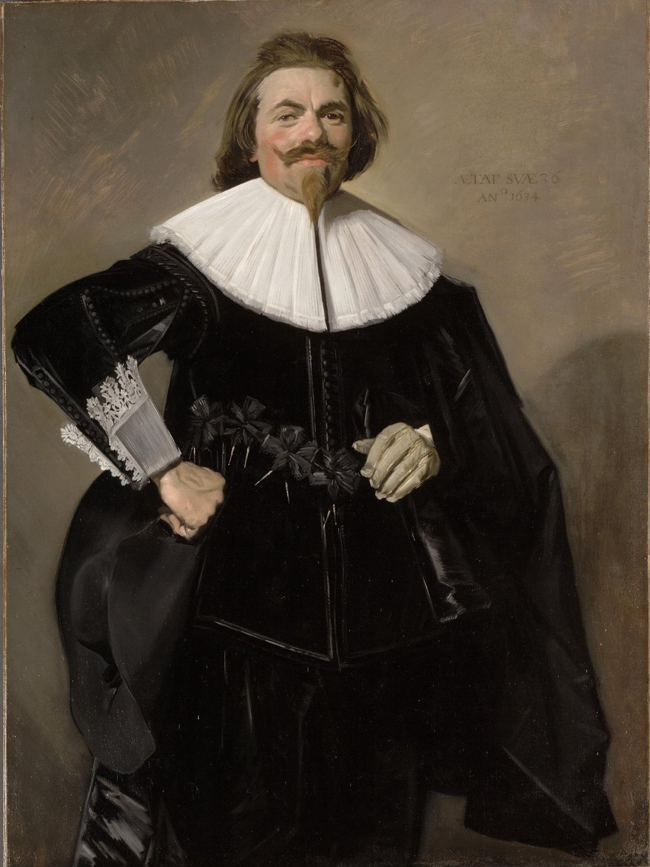 Porträtt av Tieleman Roosterman av Frans Hals