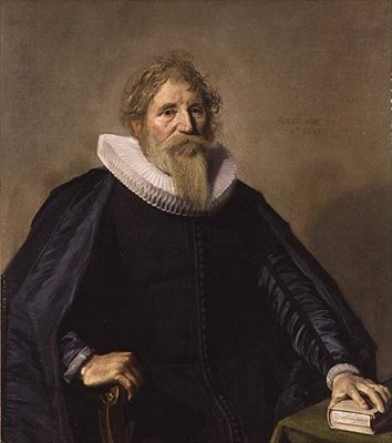 Porträtt av en skäggig man av Frans Hals