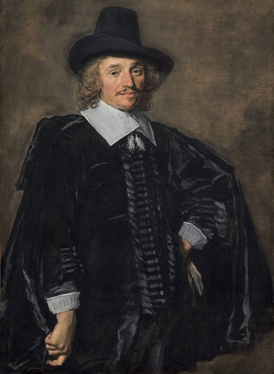 Porträtt av en gentleman, 16501652. av Frans Hals