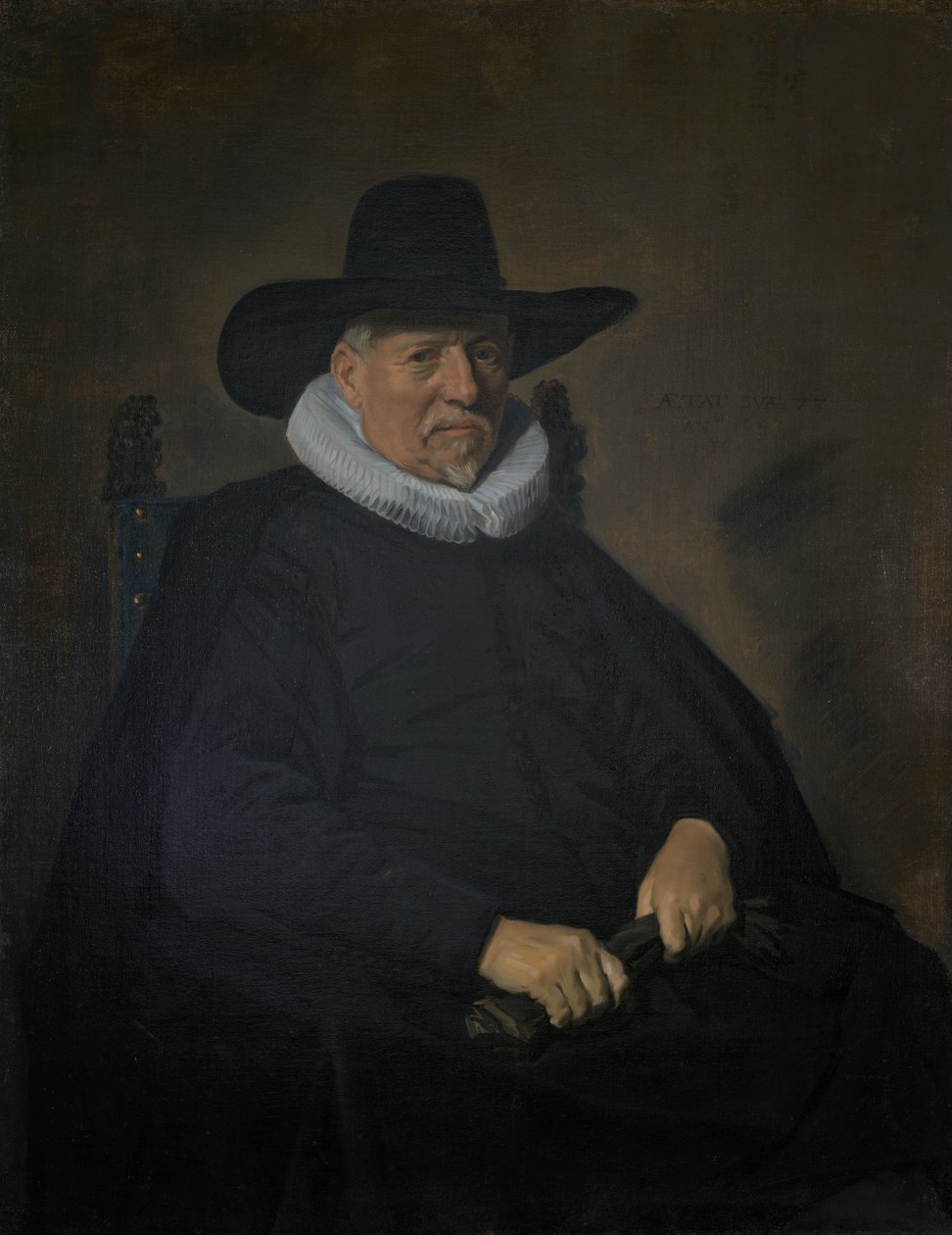 Porträtt av en man av Frans Hals