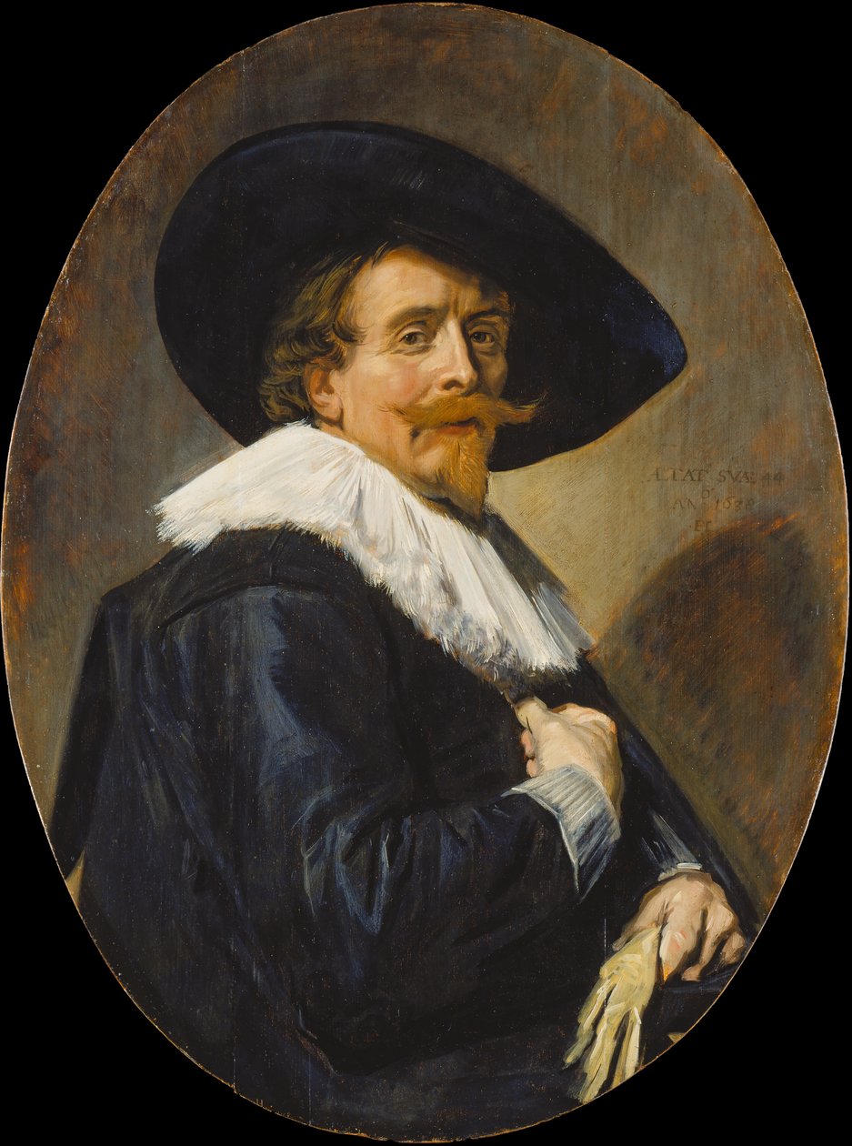 Porträtt av en man av Frans Hals