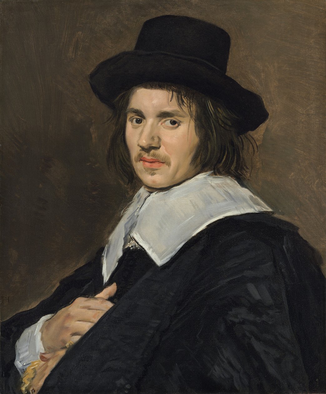 Porträtt av en man, 16481650. av Frans Hals