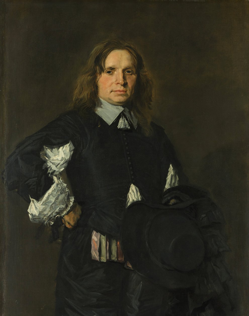 Porträtt av en man, ca 1610 (olja på duk) av Frans Hals