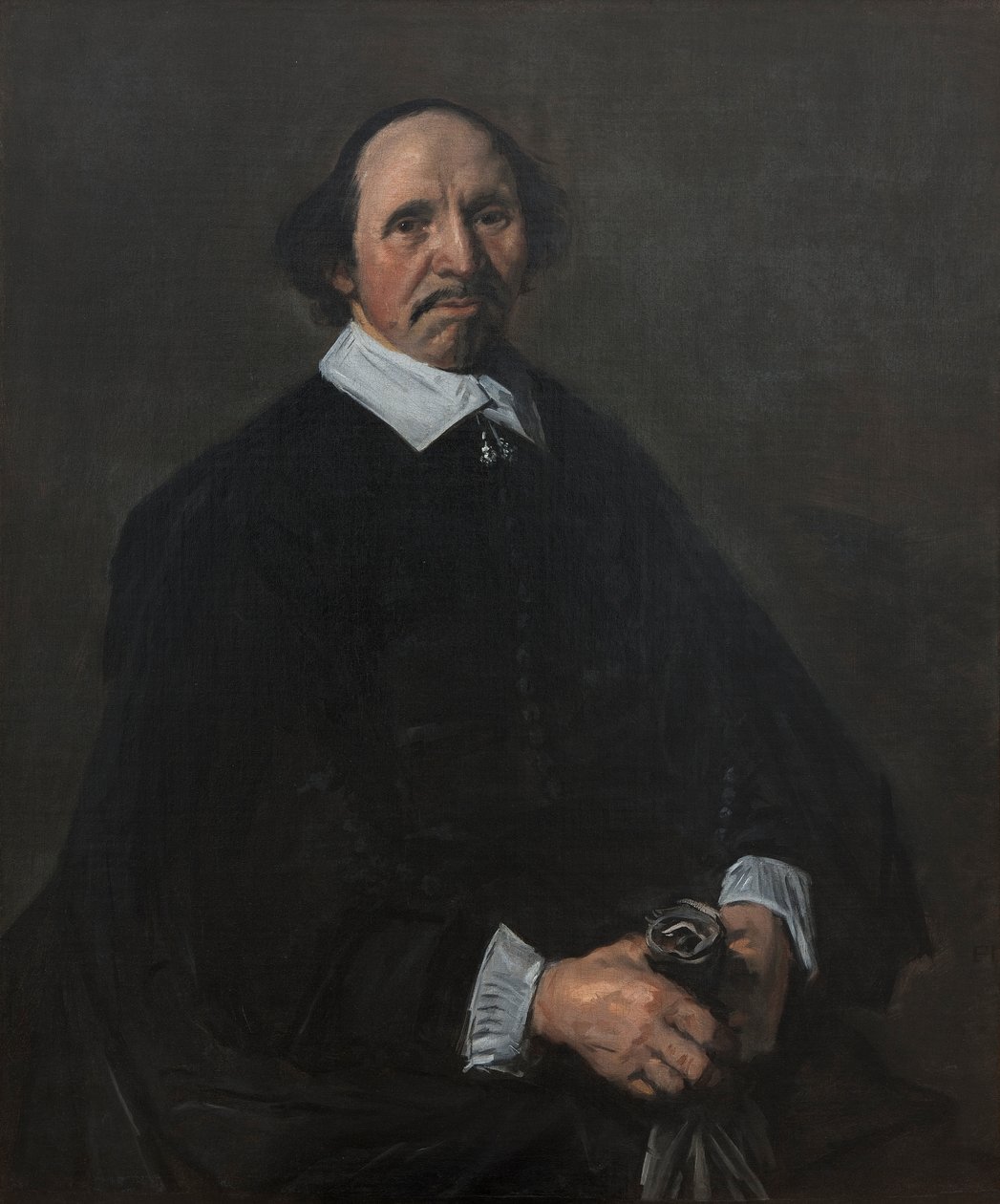 Porträtt av en man, ca. 1655-60 (olja på duk) av Frans Hals