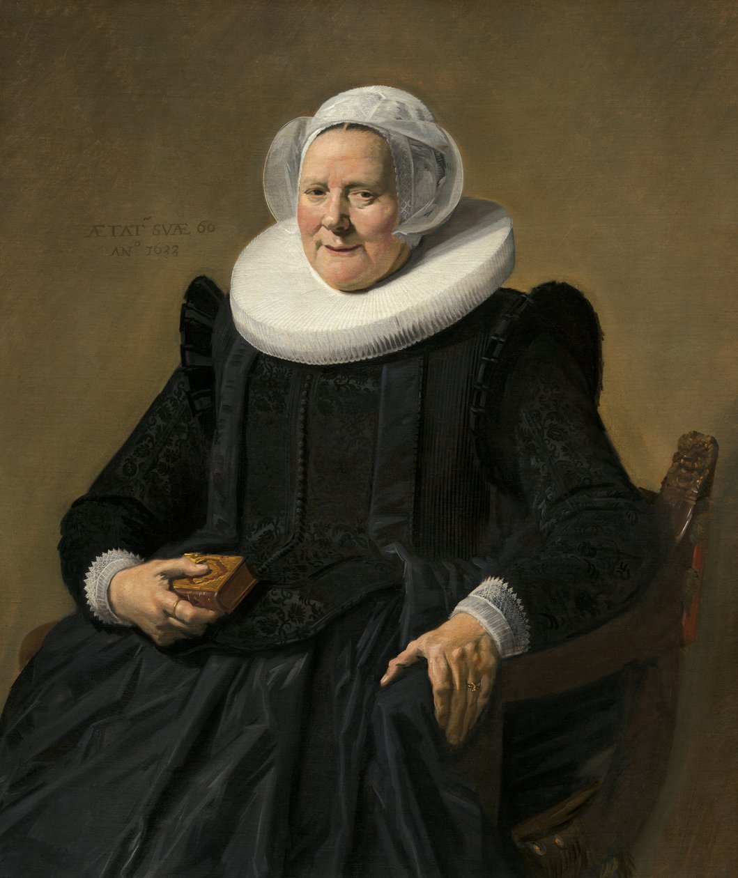 Porträtt av en kvinna av Frans Hals