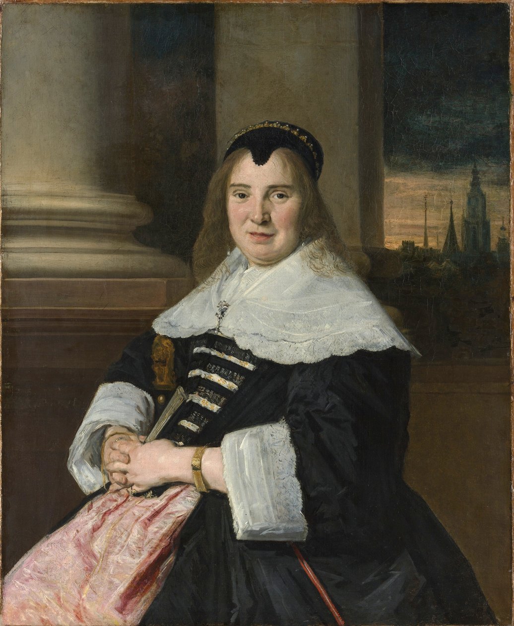Porträtt av en kvinna av Frans Hals