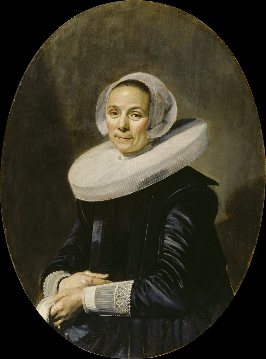 Porträtt av en kvinna av Frans Hals
