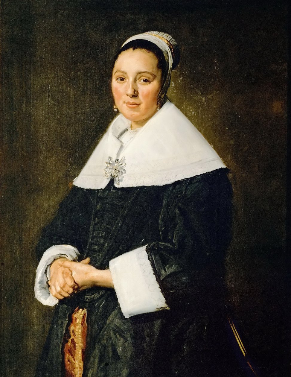 Porträtt av en dam av Frans Hals