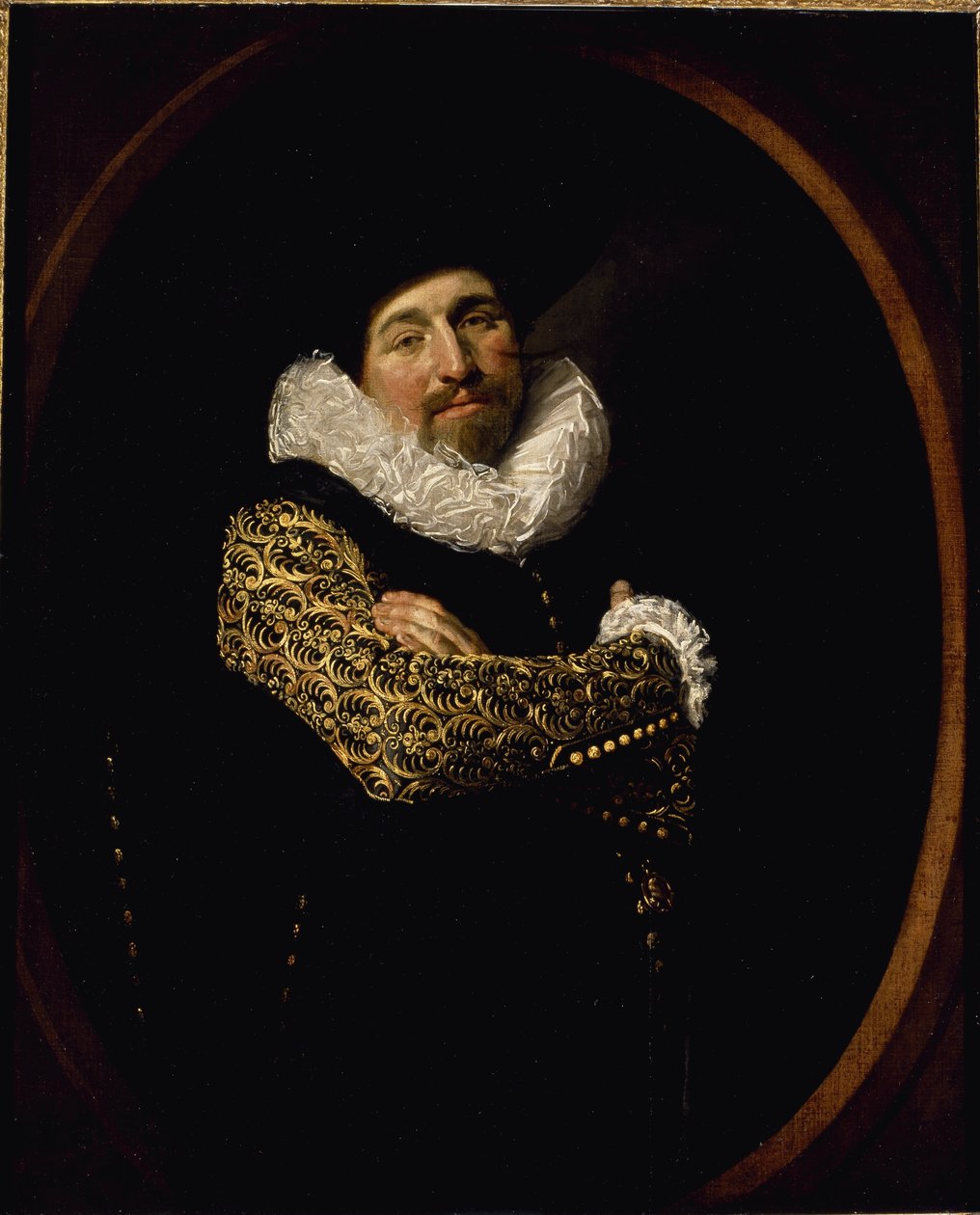 Porträtt av en man av Frans Hals