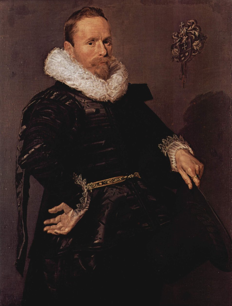 Porträtt av en man av Frans Hals