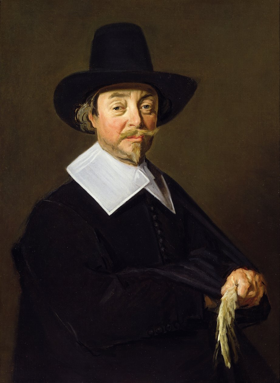 Porträtt av en man, ca 1643-45 av Frans Hals