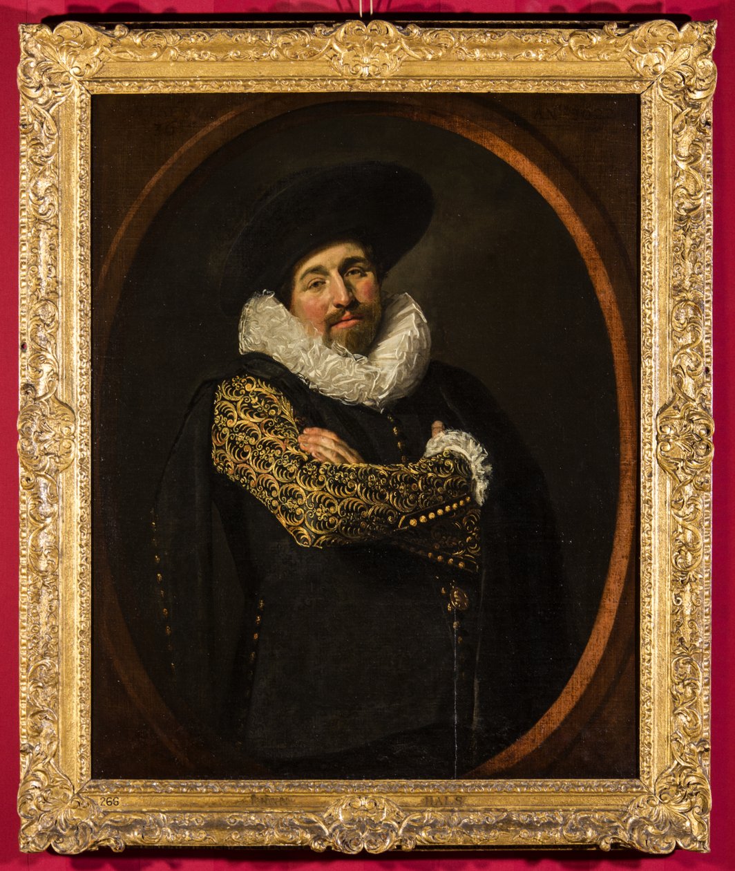 Porträtt av en man, möjligen Isaac Abrahamsz. Massa, ca 1622 (olja på duk på träpanel) av Frans Hals