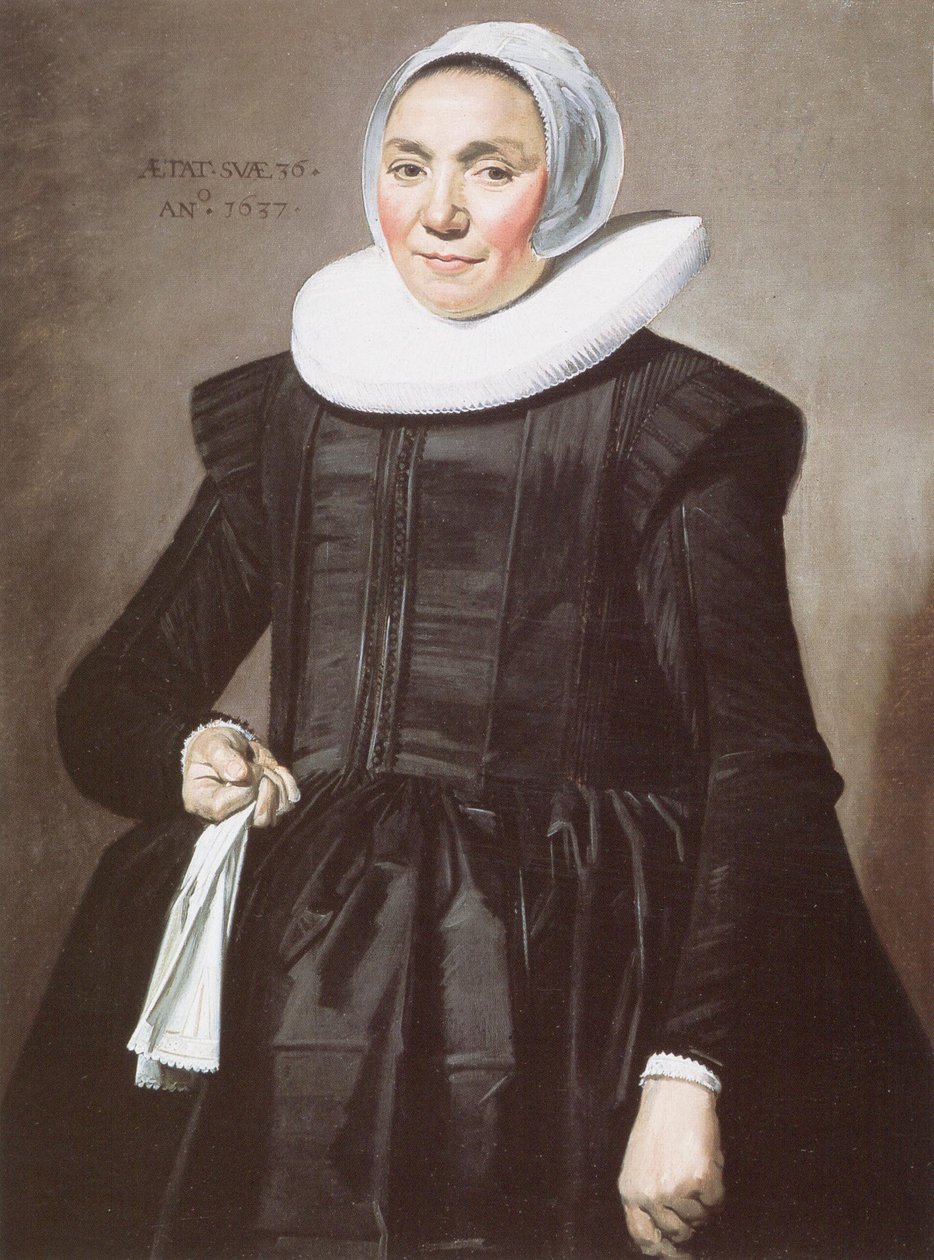 Porträtt av en kvinna av Frans Hals