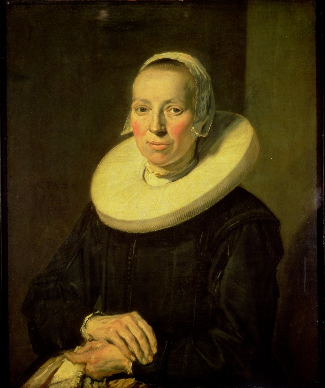 Porträtt av en kvinna, 1644 av Frans Hals