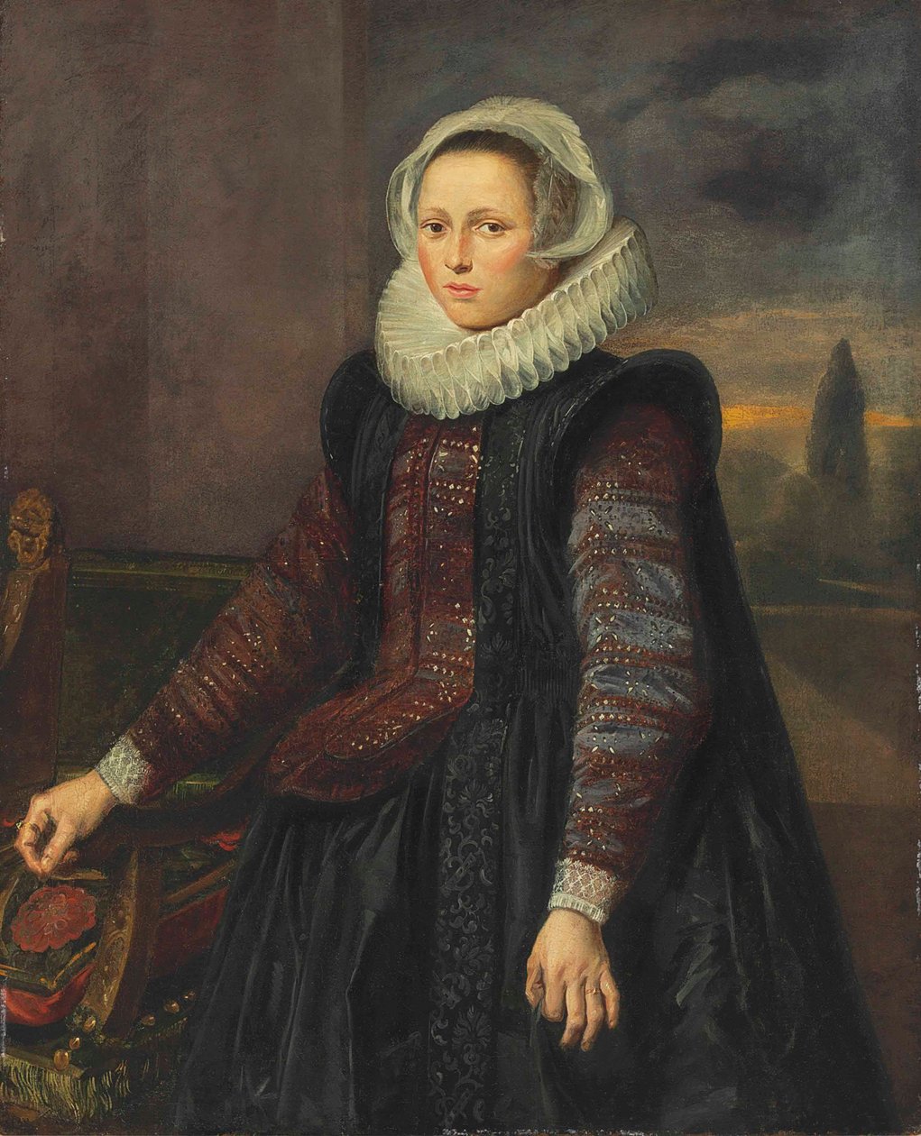 Porträtt av en ung kvinna av Frans Hals