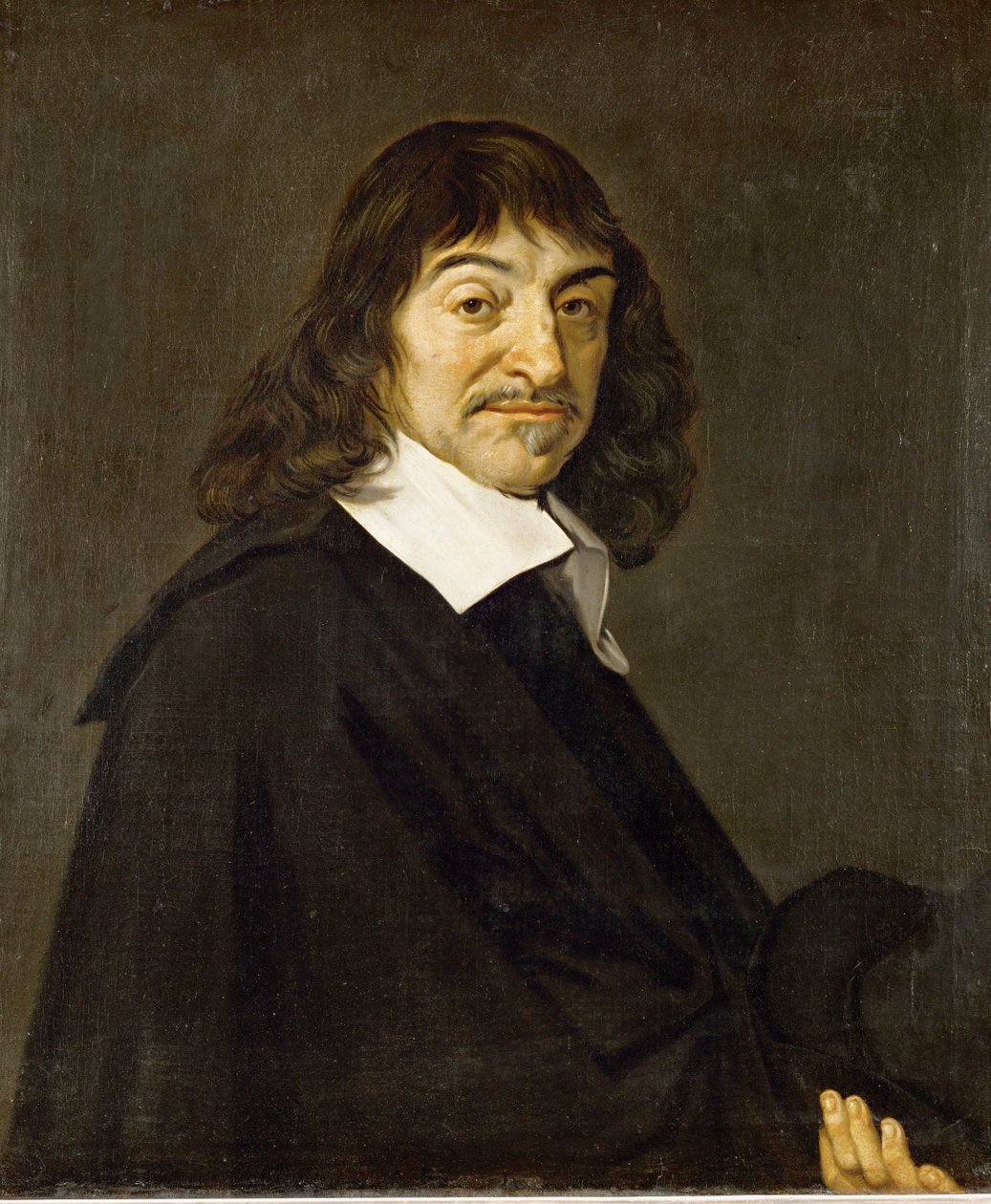 Rene Descartes, porträtt Efter ett försvunnet original av Frans Hals ... av Frans Hals