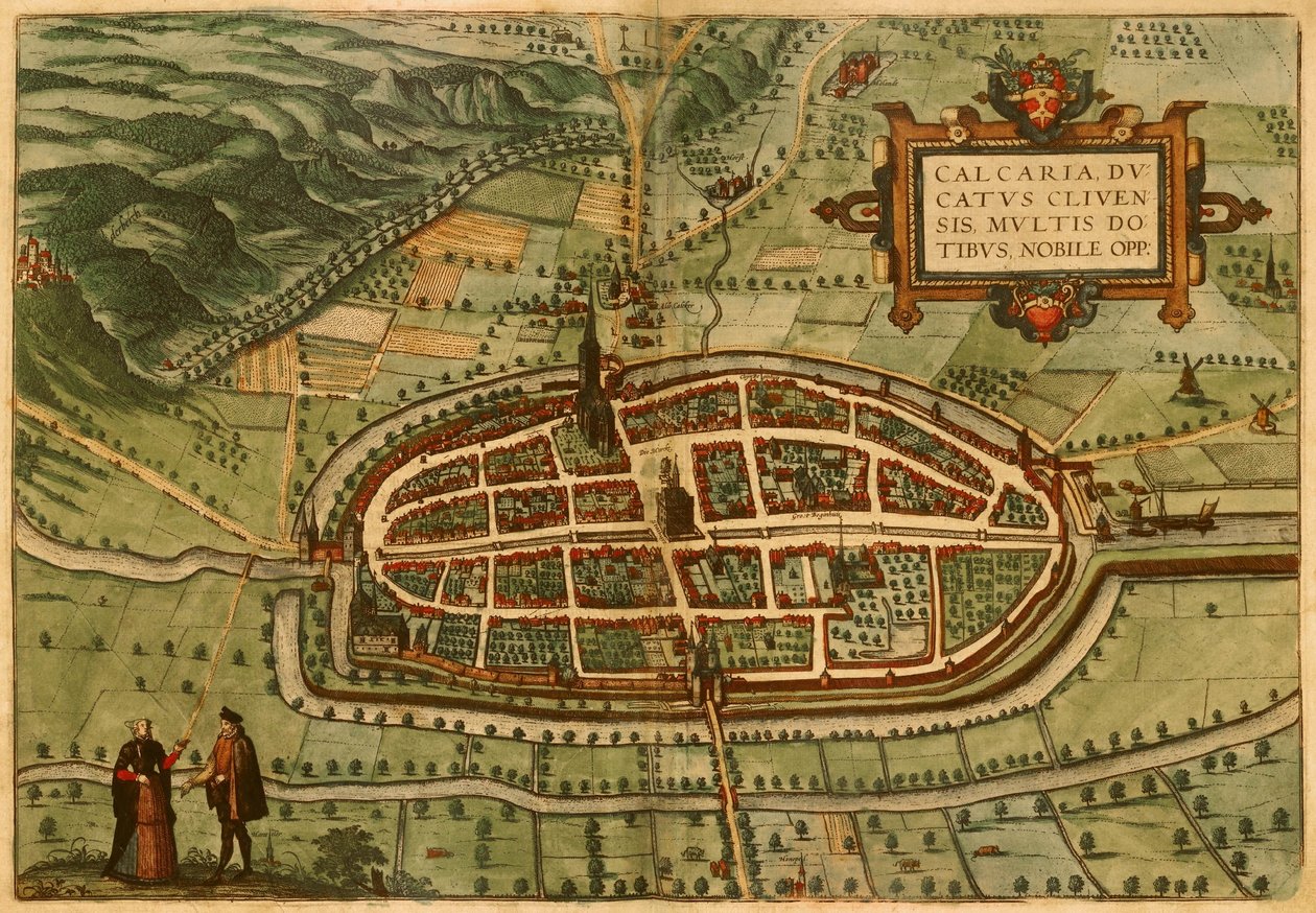 Kalkar Braun Hogenberg 1575 av Frans Hogenberg
