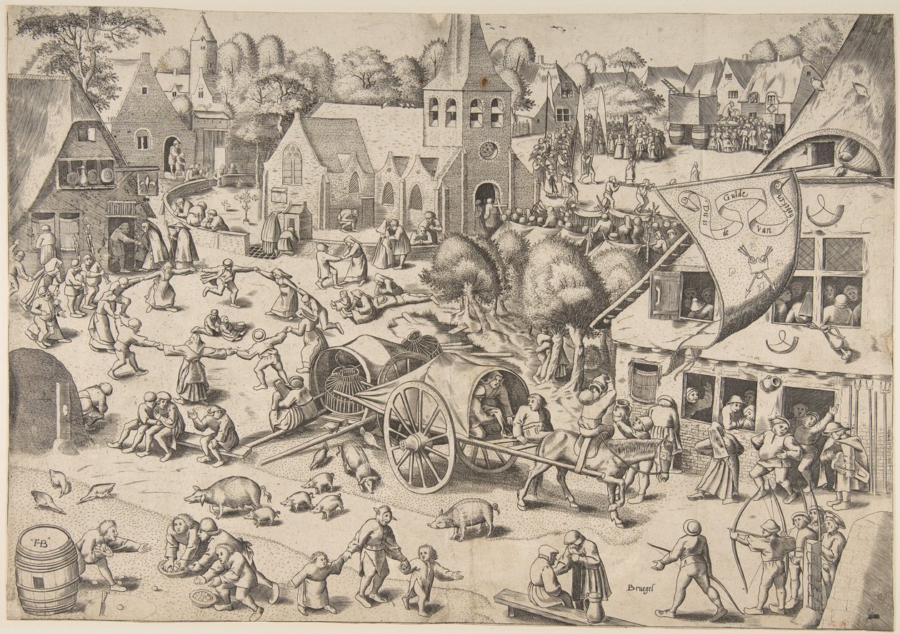 Mässan i Hoboken, ca 1559. av Frans Hogenberg