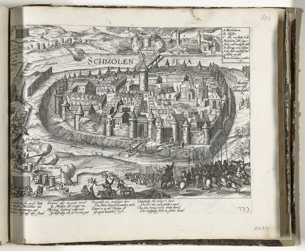 Belägringen av Smolensk, 1609-1611, 1612 av Frans Hogenberg