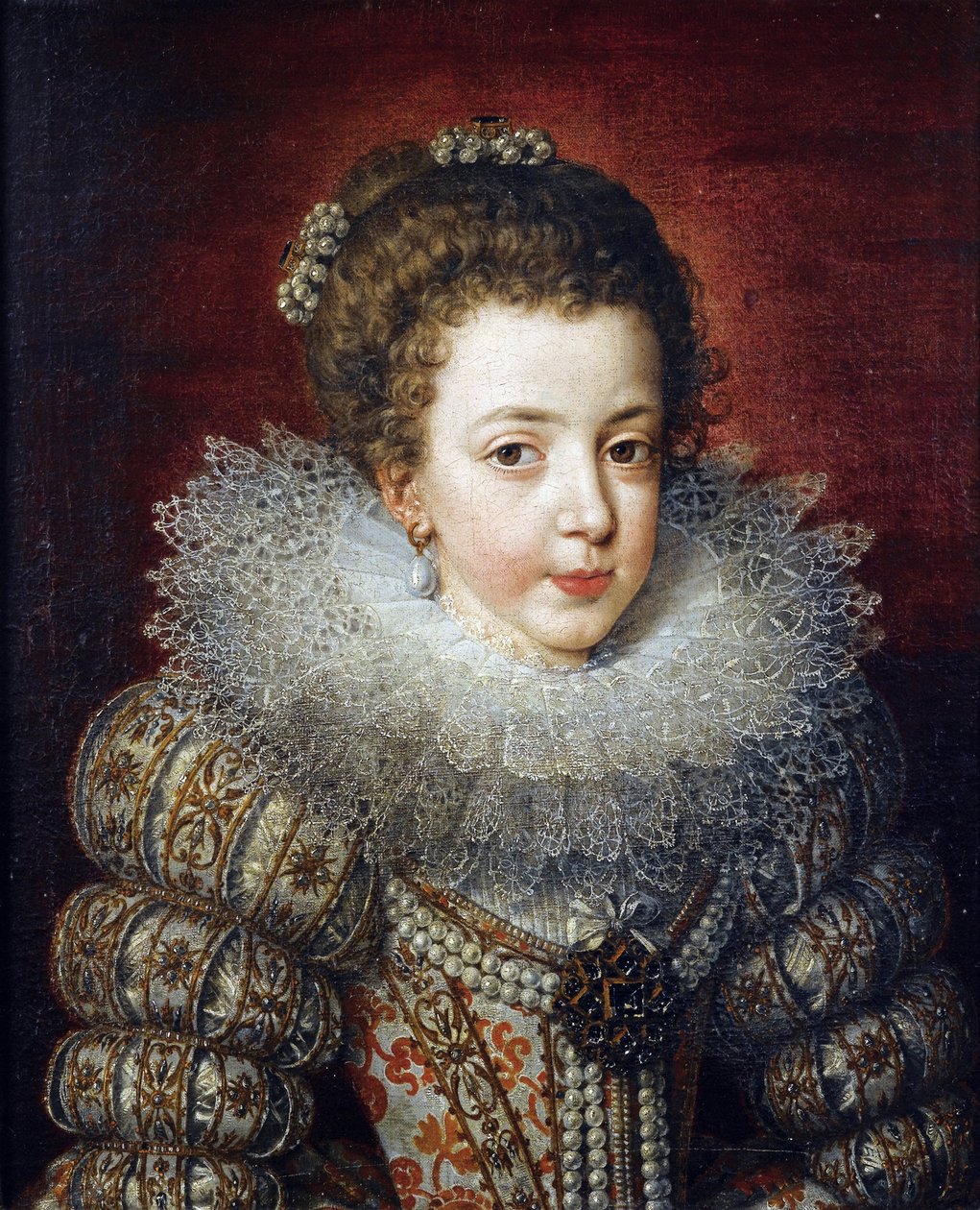 Porträtt av Elisabeth av Frankrike av Frans II Pourbus