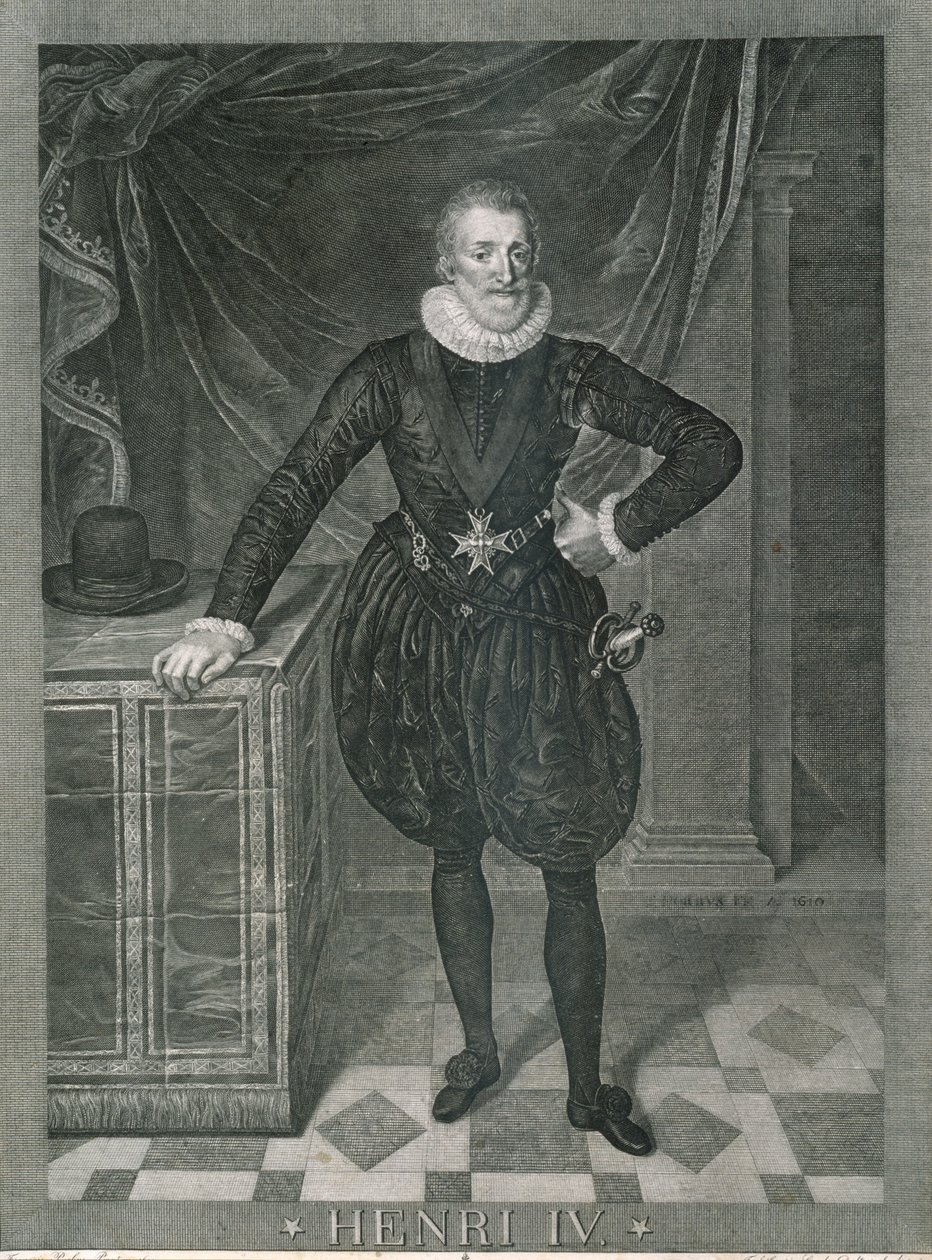 Porträtt av Henrik IV av Frankrike av Frans II Pourbus