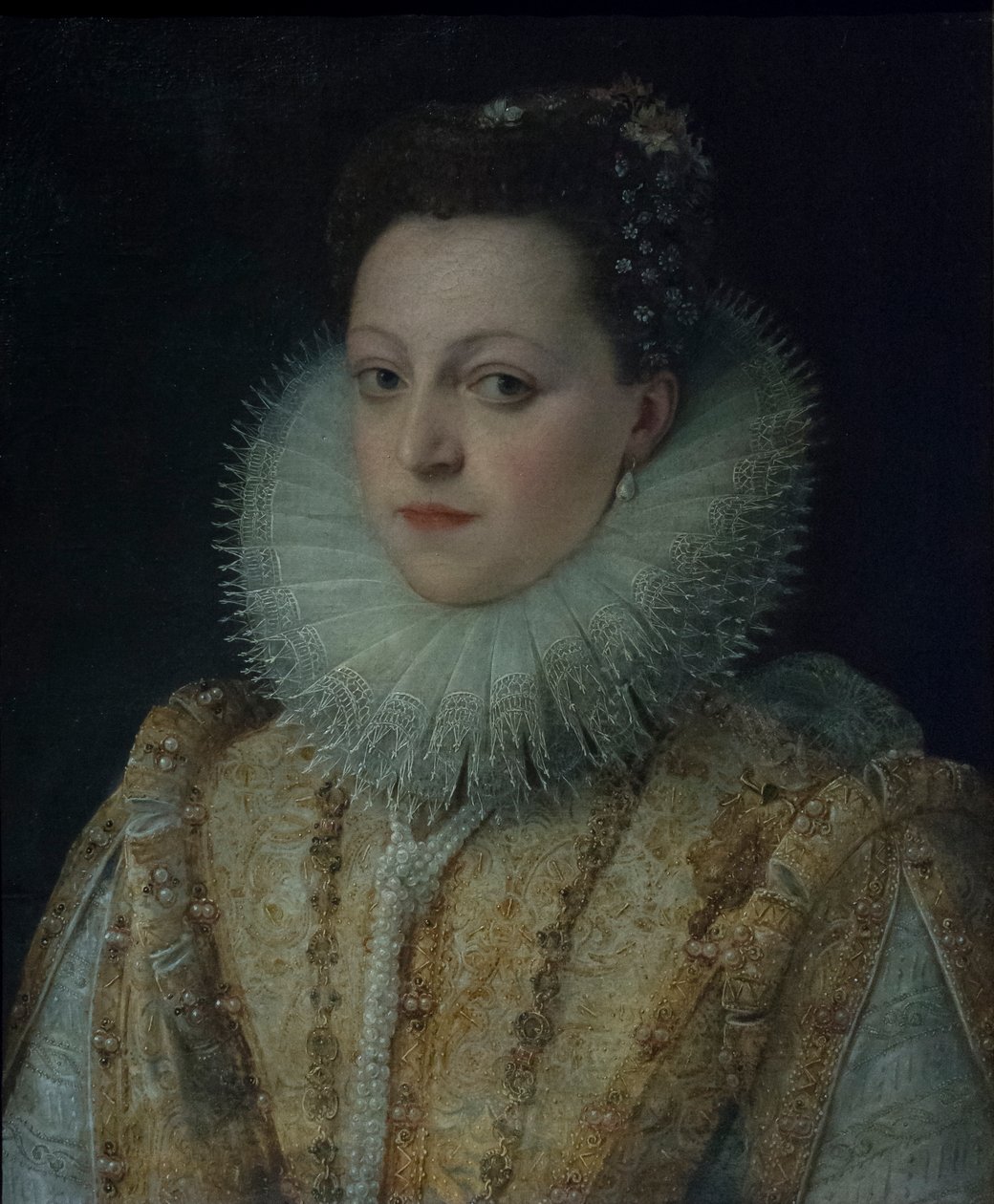 Porträtt av Isabella Gonzaga, ca 1599-1602 (olja på duk) av Frans II Pourbus