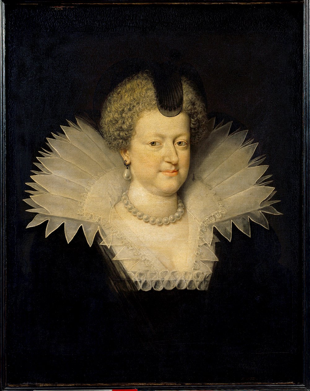 Porträtt av Marie de Medici av Frans II Pourbus