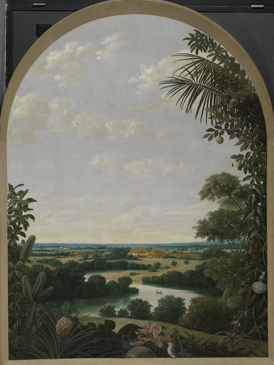 Landskap i Brasilien av Frans Jansz Post