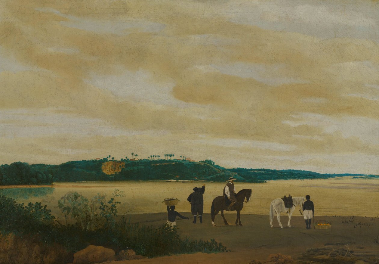 Utsikt över ön Itamaracá, Brasilien Utsikt över ön Itamaracá av Frans Post