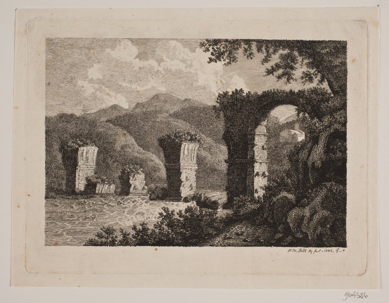 Bergsområde av Frans Martin Dodt