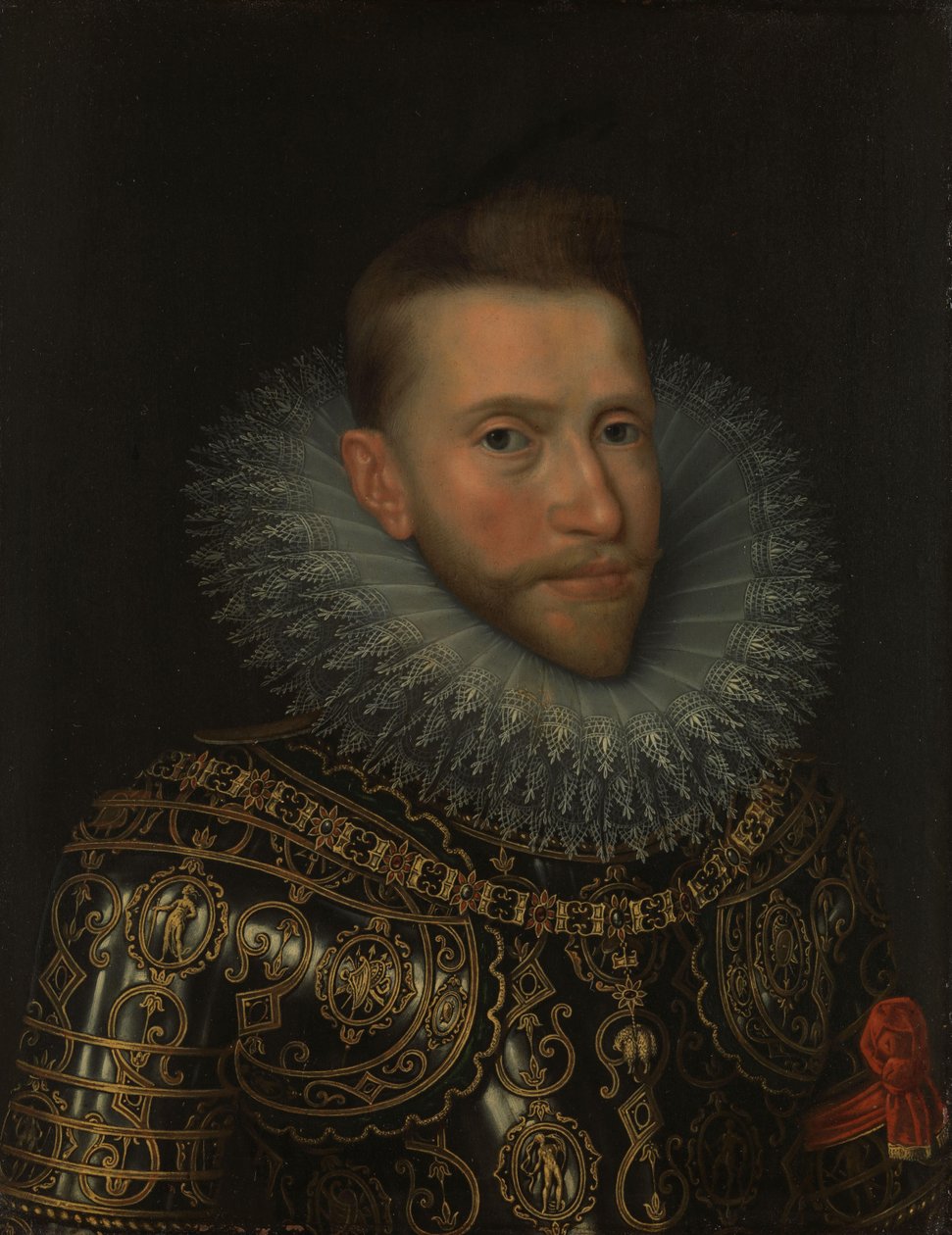 Porträtt av ärkehertig Albert av Österrike (1559-1621) av Frans Pourbus (II) (workshop of)