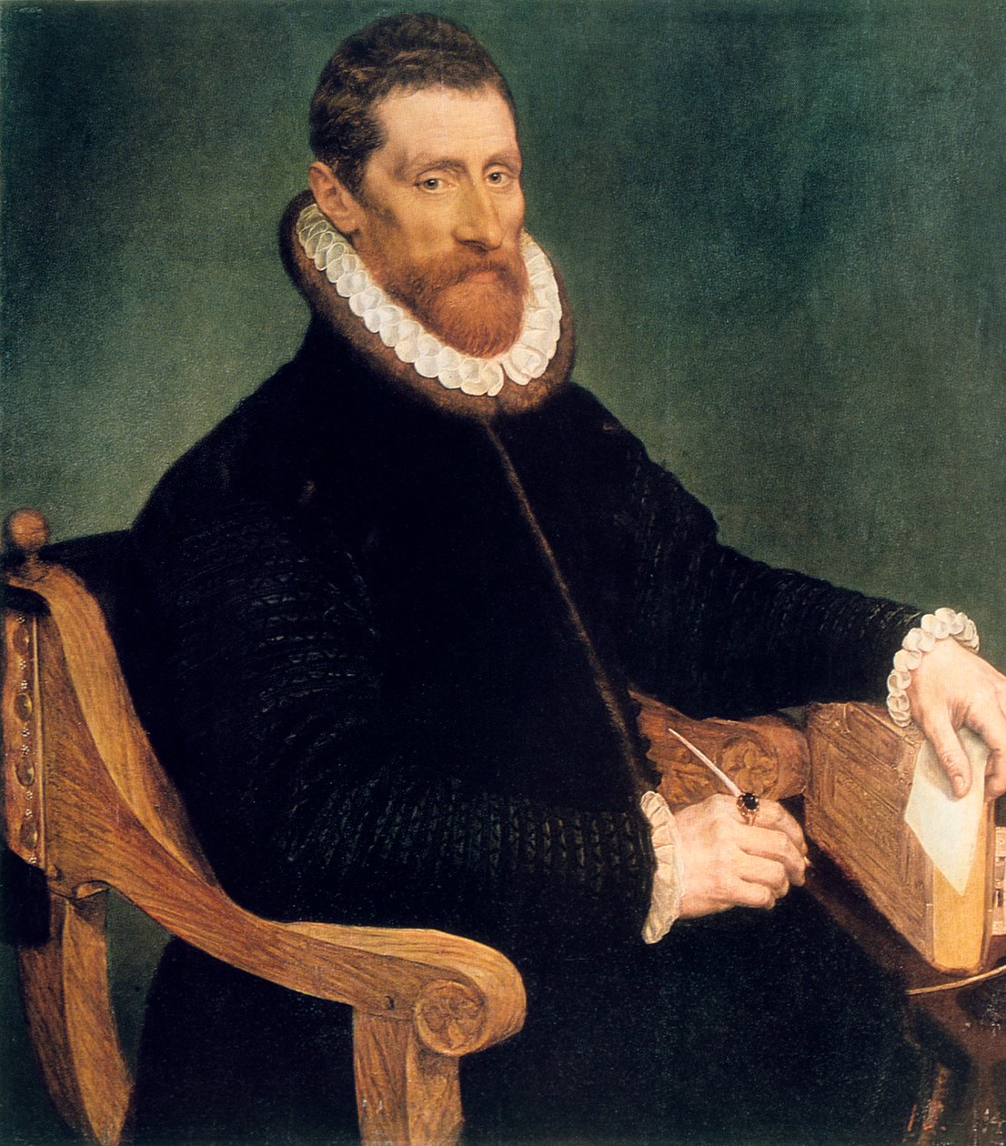 Porträtt av en man, 1500-talet. av Frans Pourbus the Elder