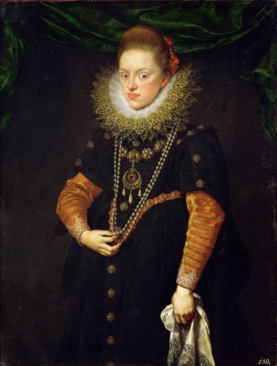 Porträtt av Konstanz av Österrike 15881631, drottning av Polen, ca 1603 av Frans Pourbus the Younger