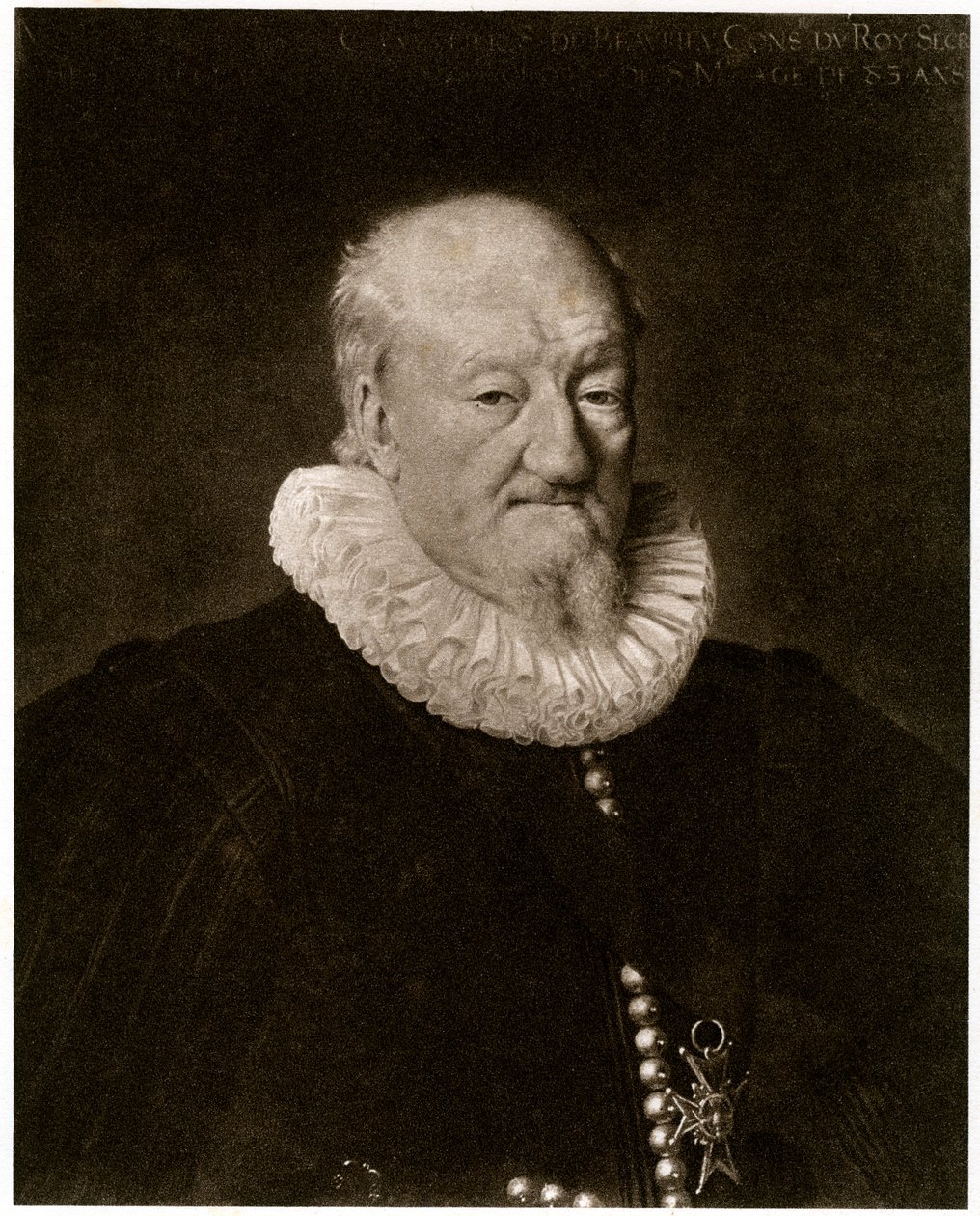 Porträtt av Martin Ruzé de Beaulieu, 1927. av Frans Pourbus the Younger