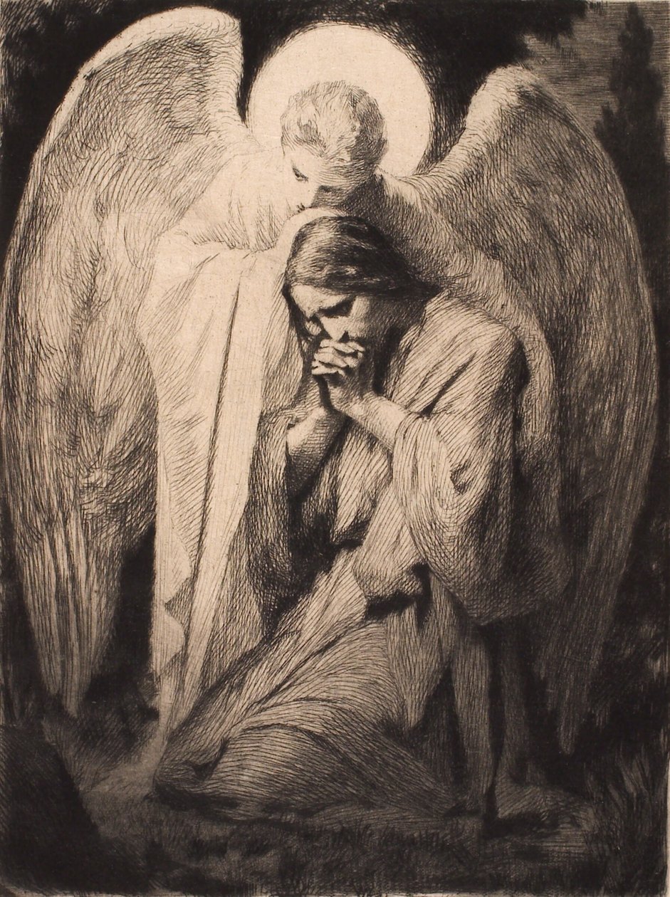 Kristus i Getsemane av Frans Schwartz