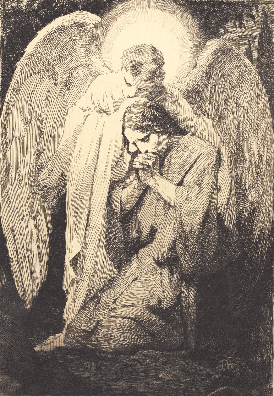 Kristus i Getsemane av Frans Schwartz