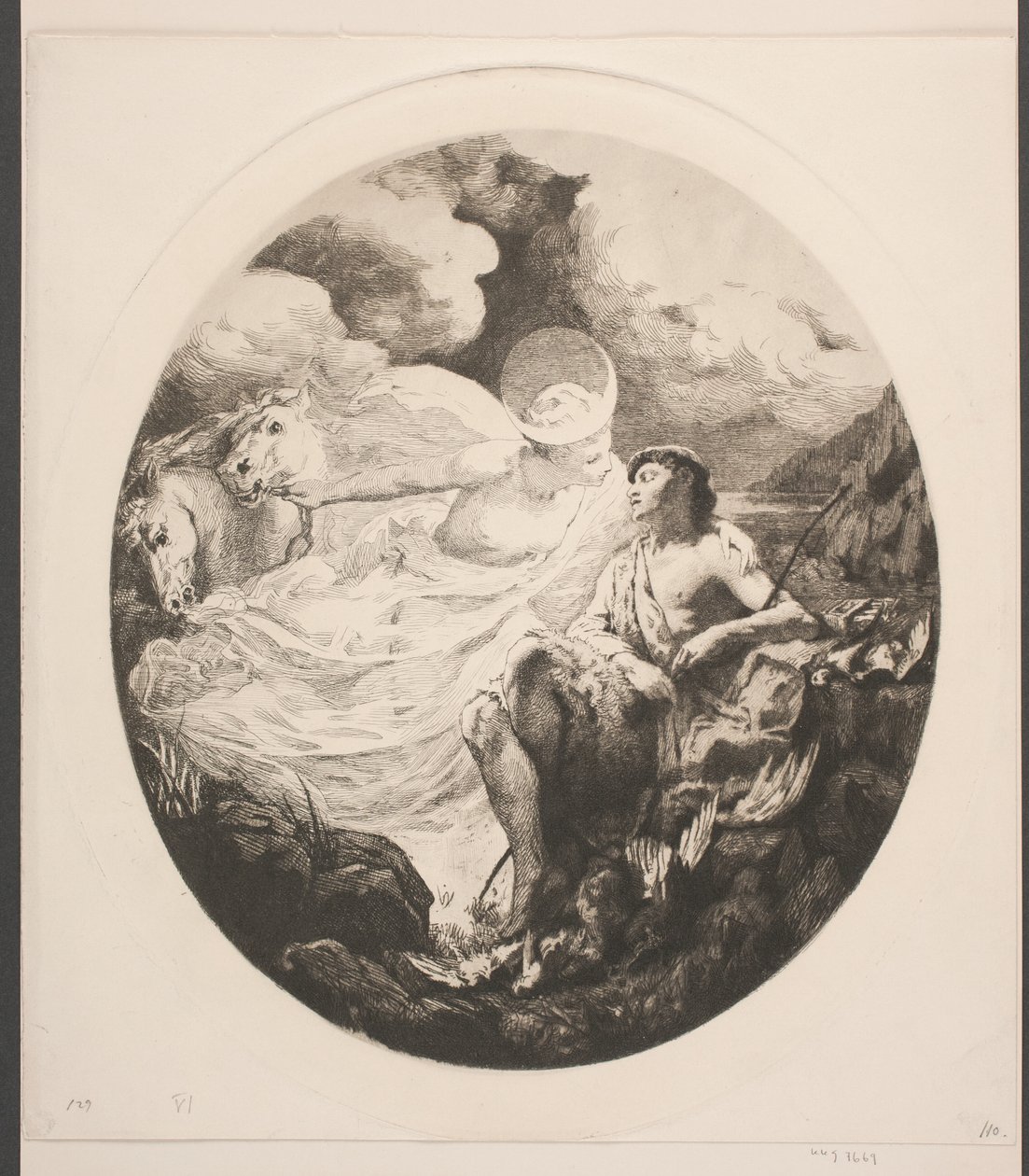 Selene och Endymion av Frans Schwartz