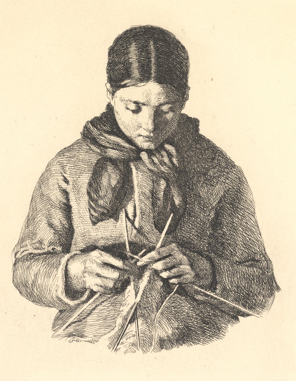 Stickningsmaskin av Frans Schwartz