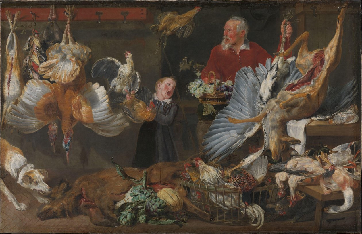 En spelbutik av Frans Snyders or Snijders