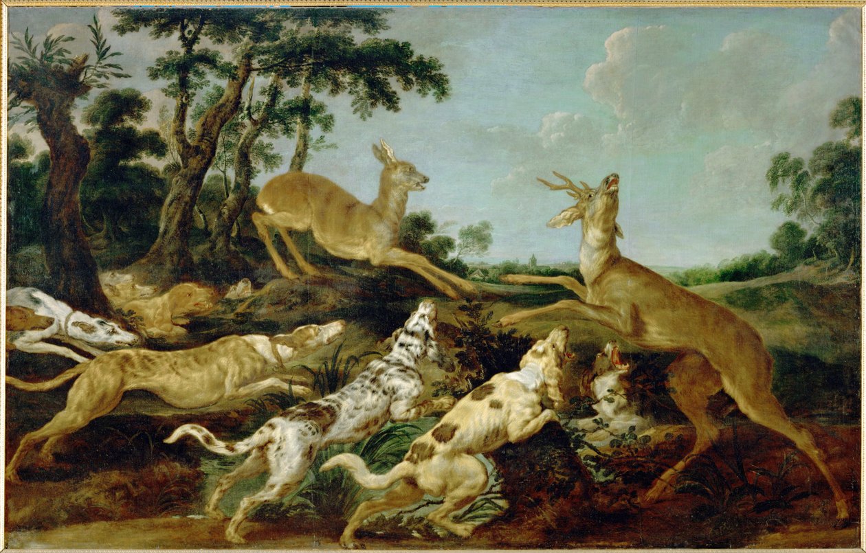 Jaktscen av Frans Snyders or Snijders