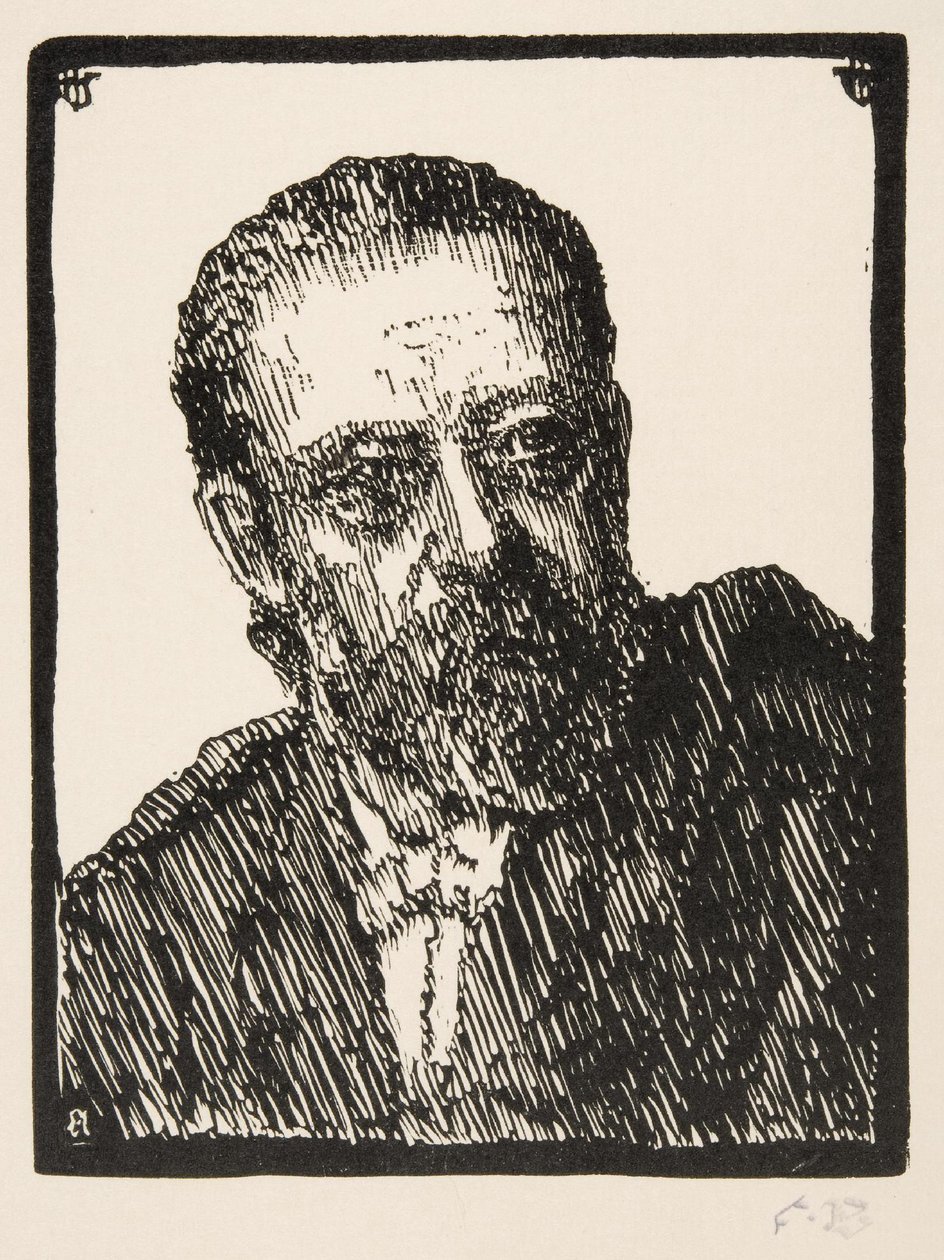 Porträtt av Bedrich Smetana 1824-1884 av Frantisek Bilek